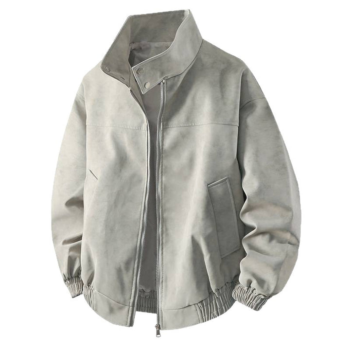 Men's transitional jacket with high collar and revitalizing lining Lune London