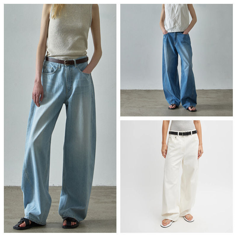 Wide jeans for women with a high waist and a relaxed fit Lune London