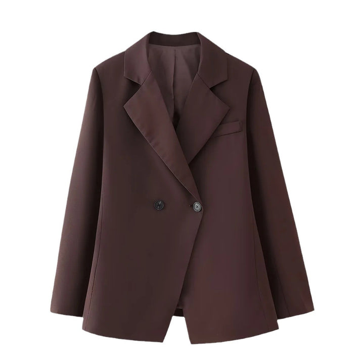 Elegant double-breasted blazer jacket for women in high-quality fabric Lune London