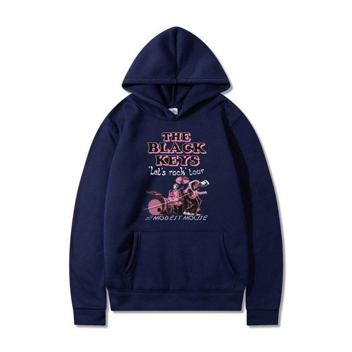 Women's hoodie with creative rock band design and comfortable fit Lune London