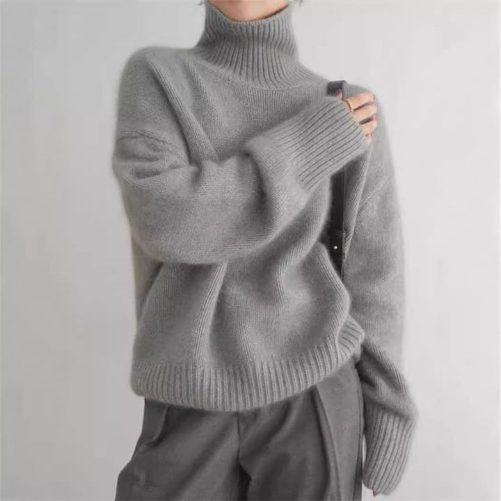 Sweater women with high collar Lune London