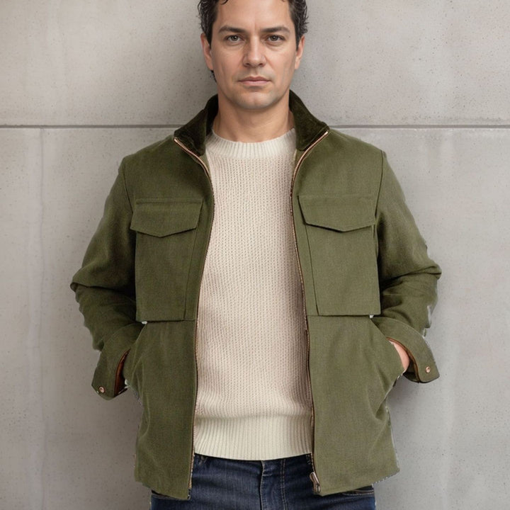 Utility jacket for men with practical pockets and modern design Lune London