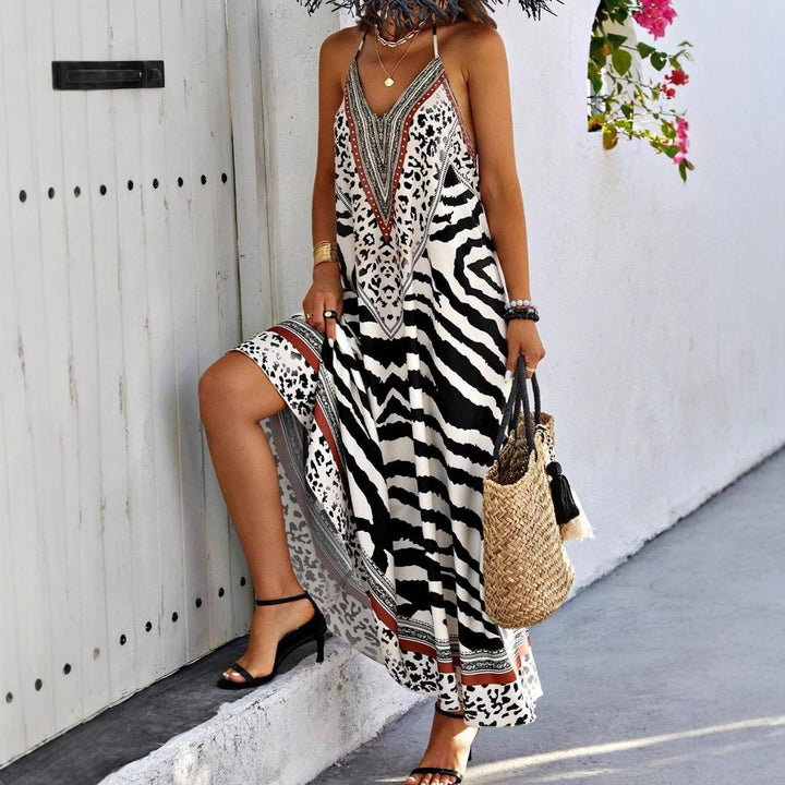 Women Maxi Bohemian Dress Chic Lune London