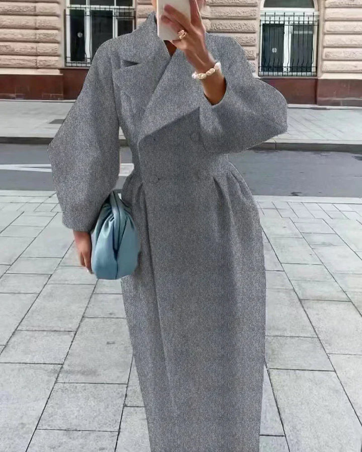 Amarae | Coat - Double-breasted - Plus Size Sleeves - Tailored Fit - Elegant & Chic
