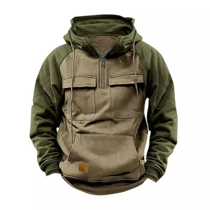 Men's functional hoodie with practical pockets and innovative design Lune London
