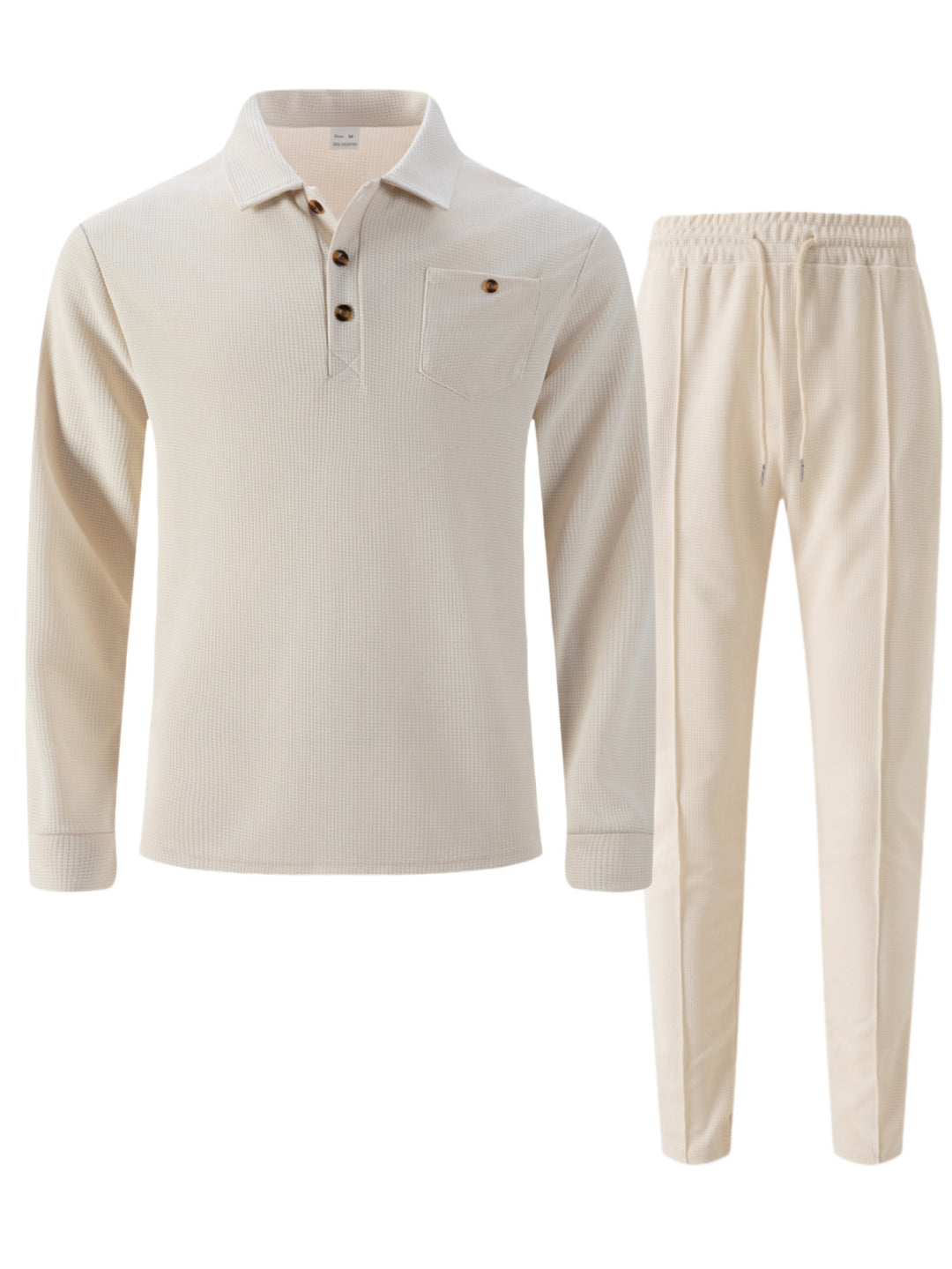 Leisure set for men with a structured modern design and practical buttons Lune London