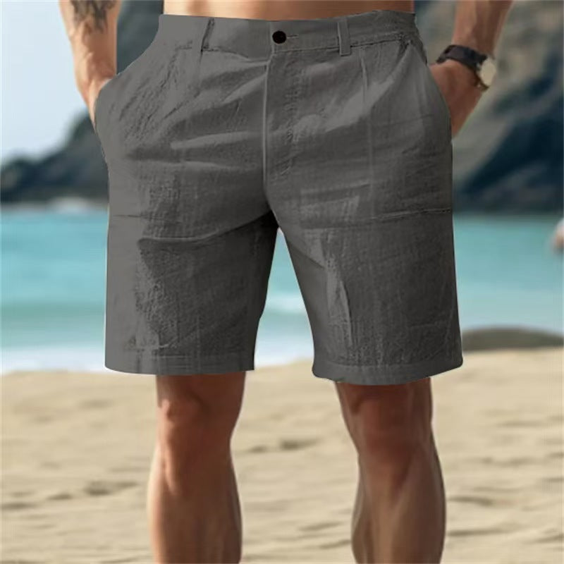 Men's swim shorts with quick-drying material and practical side pockets Lune London
