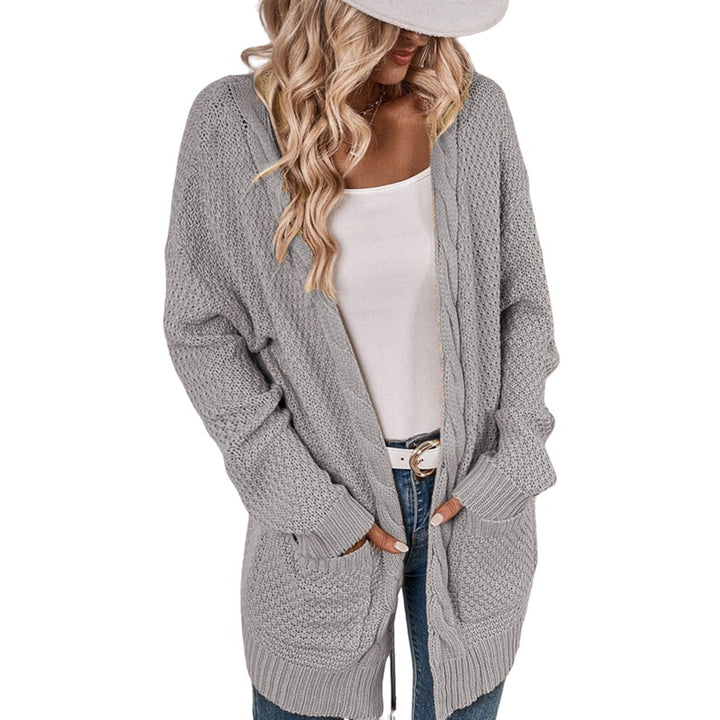 Women's knitted jacket with casual fit and practical pockets Lune London
