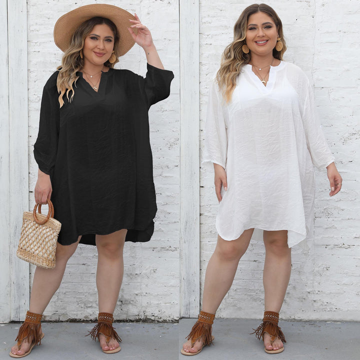 Women Lightweight Chic Beach Tunic Dress