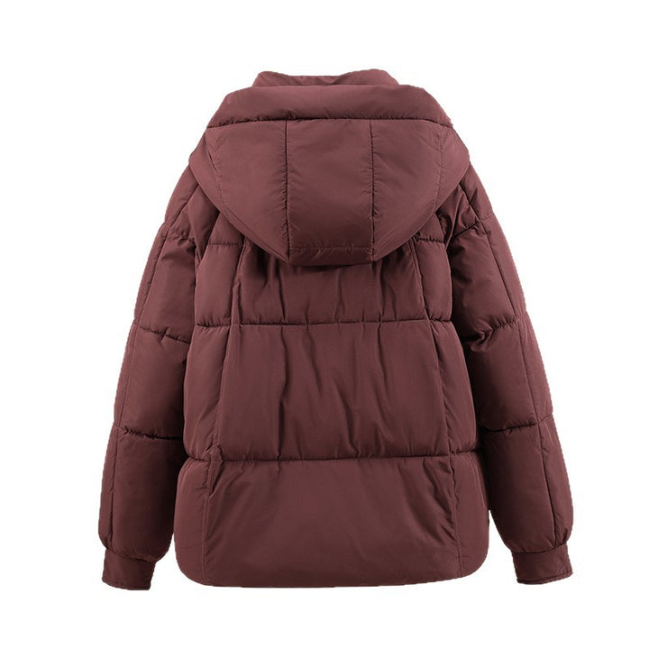Ladies high-quality quilted functional coat with hood and insulating inserts Lune London