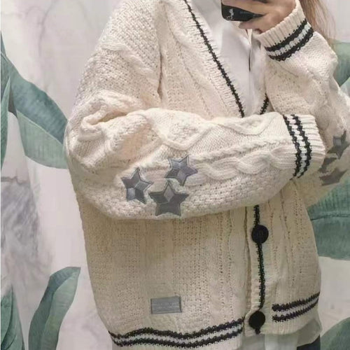 Ladies knitted Oversize Cardigan Amarae
