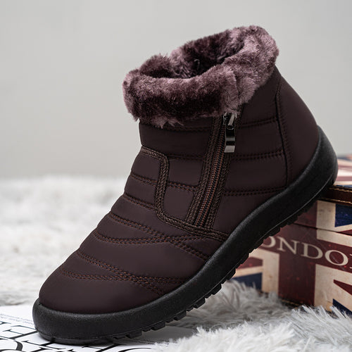 Women's insulated winter boots with non-slip sole and convenient zipper Amarae