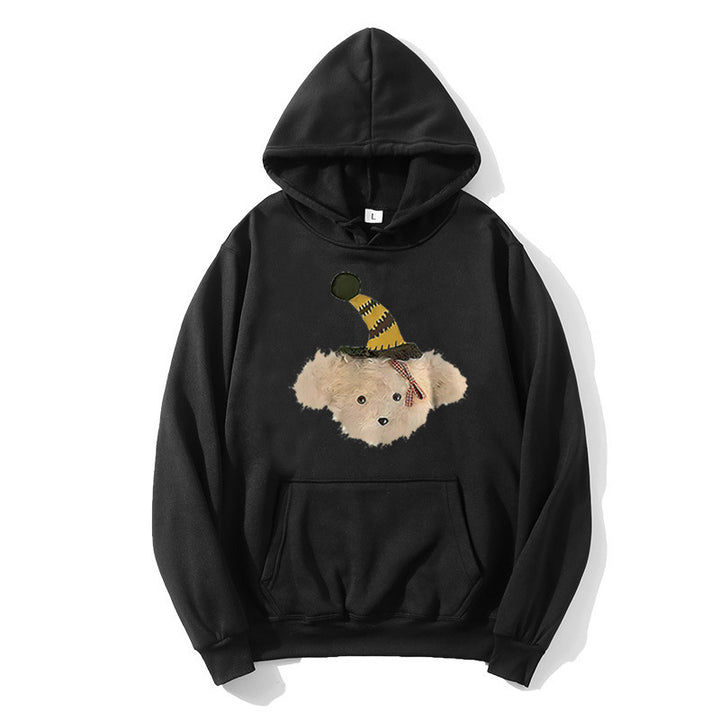 Women's hoodie with playful dog motif Chic & Stil