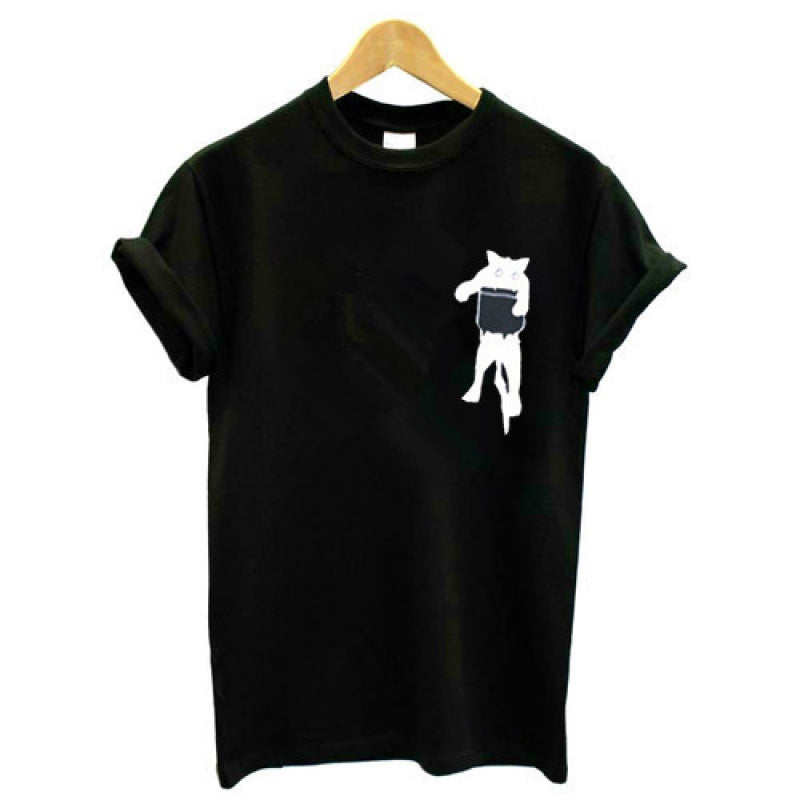 T-shirt pour femmes avec motif animal créatif et coupe décontractée Chic & Stil