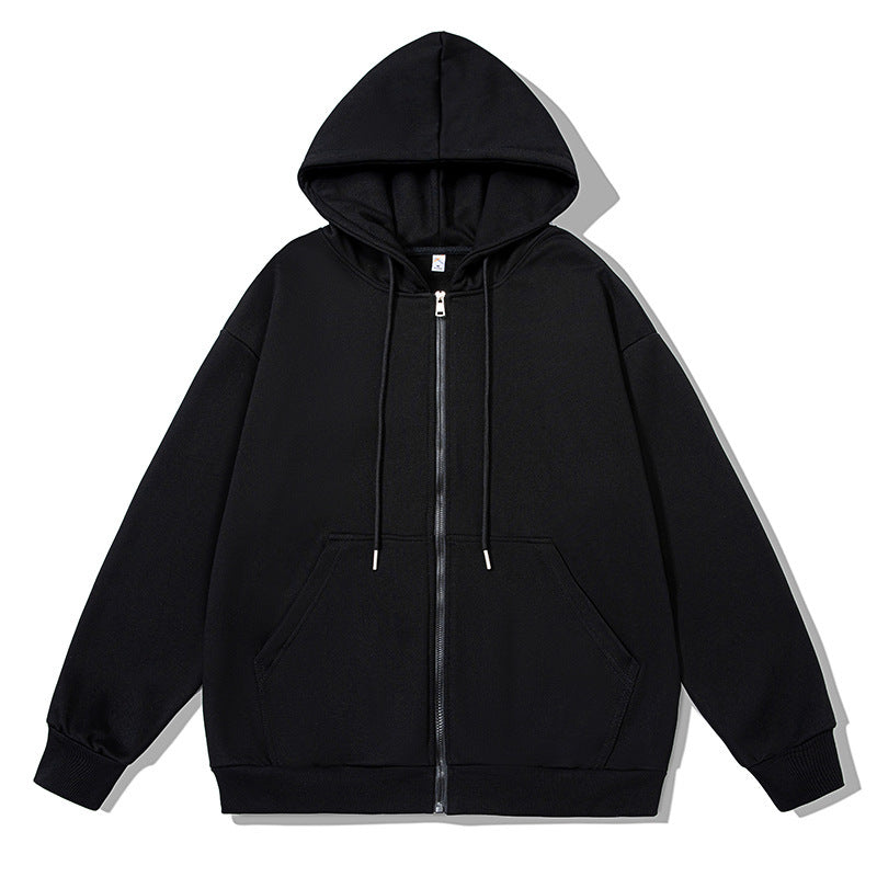Women's zip hoodie with practical pockets and soft inner lining Chic & Stil