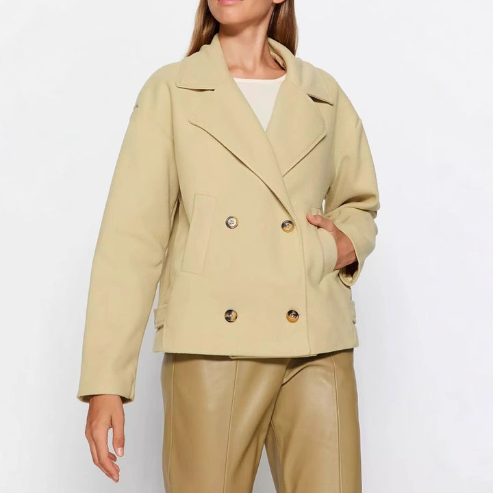 Women's stylish elegant double-breasted coat Lune London