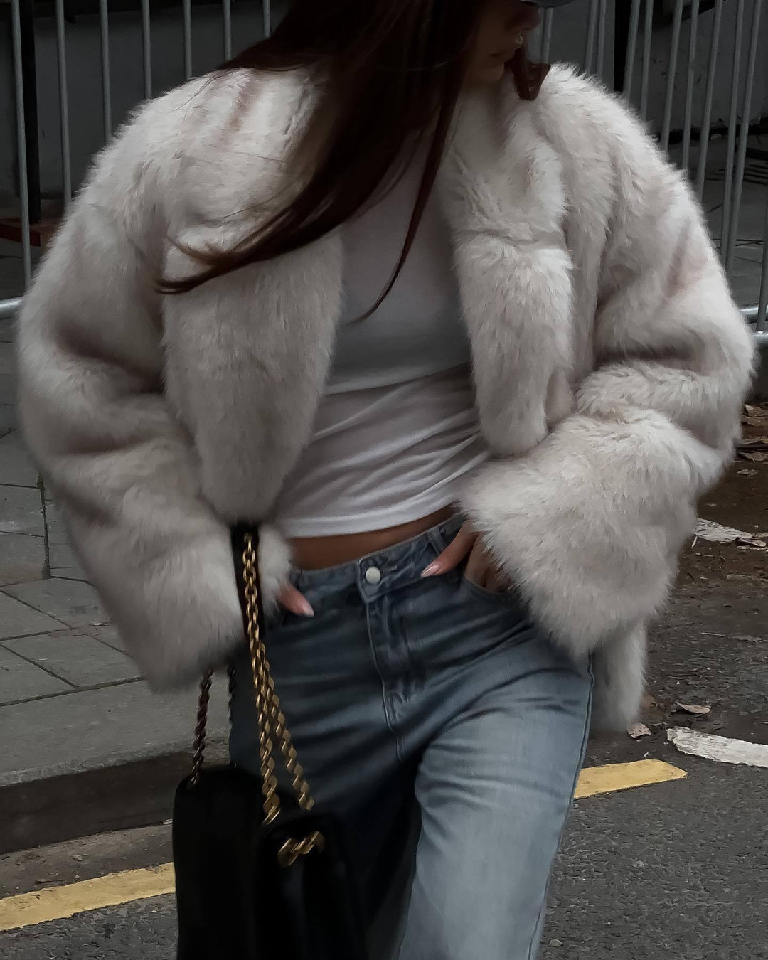 Ladies plush jacket Amarae