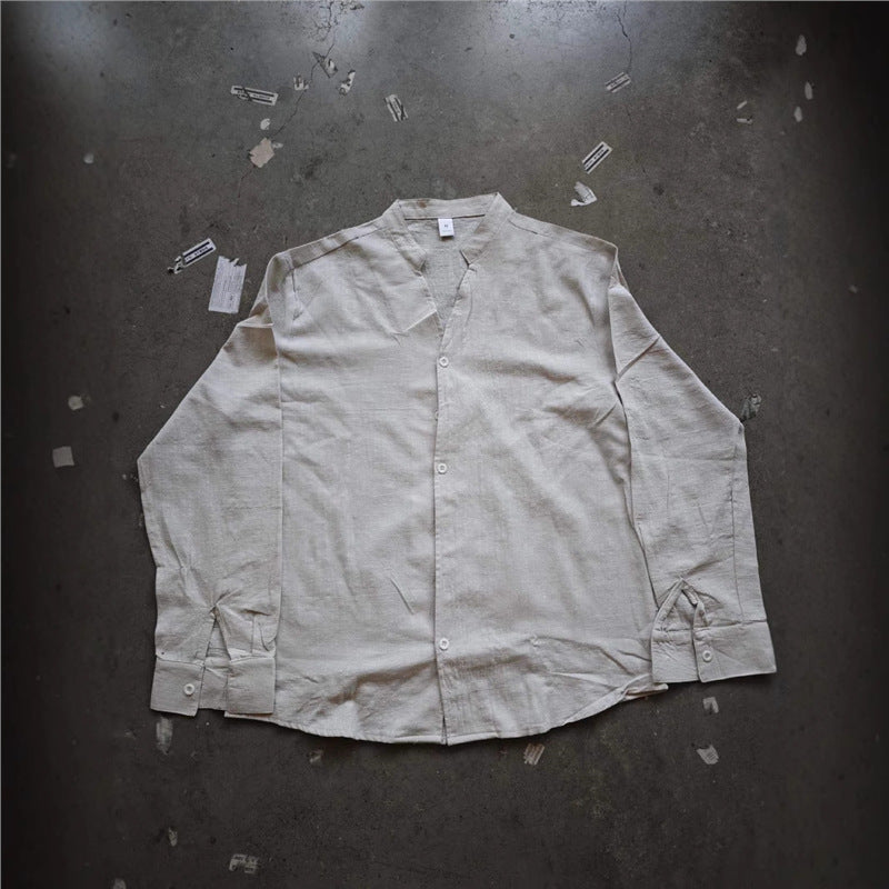Men's casual linen set with button placket and elastic waistband Lune London