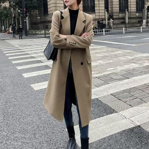 Manteau élégant pour femmes à double boutonnage Chic & Stil