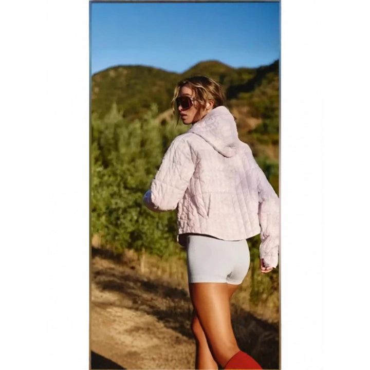 Ladies trendy short quilted jacket Amarae