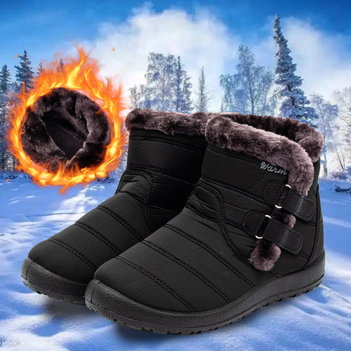 Lace-up insulated and warm winter boots for women Amarae