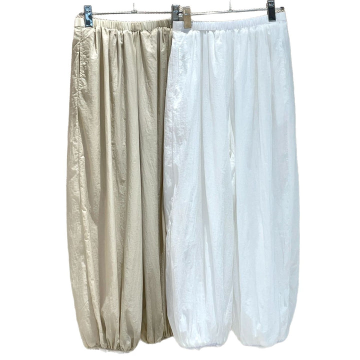 Women's Airy High-Waist Culotte in Balloon Look with Elastic Waistband