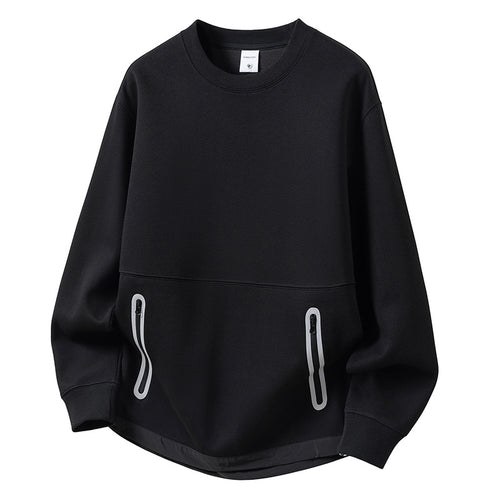 Ladies oversized sporty pullover with practical zip pockets Amarae