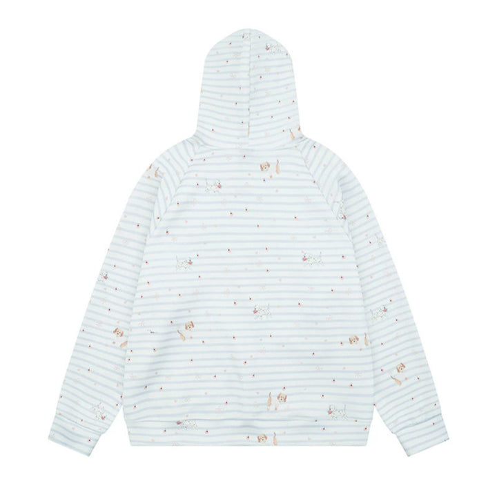 Women Cozy Hooded Oversized Sweater with Integrated Bow Scarf and Patch Pockets