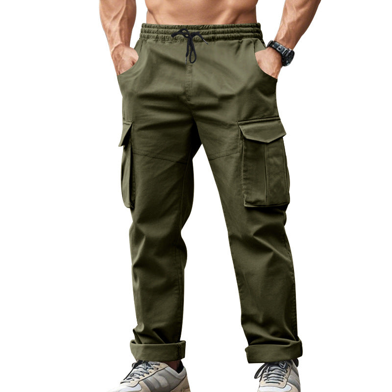 Lune London | Men's cargo pants with functional side pockets and elastic waistband