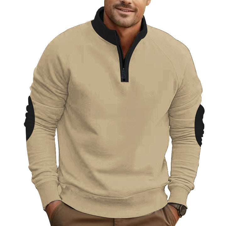 Amarae men's sporty sweater with zipper