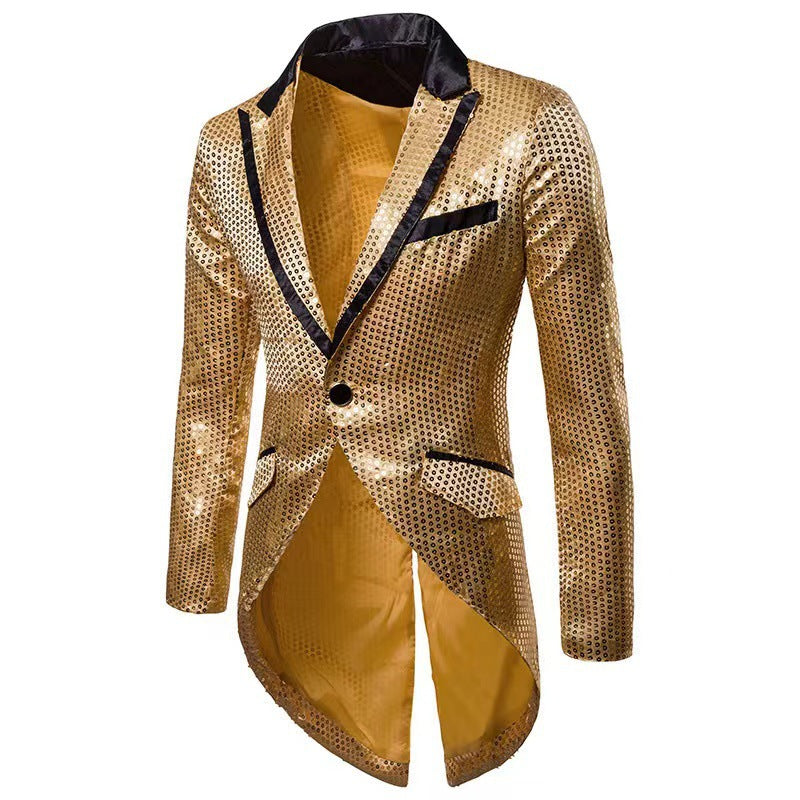 Elegant and shiny men's blazer with a chic cut Lune London