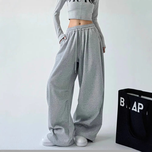 Ladies Wide and Casual Chic Jogging Pants