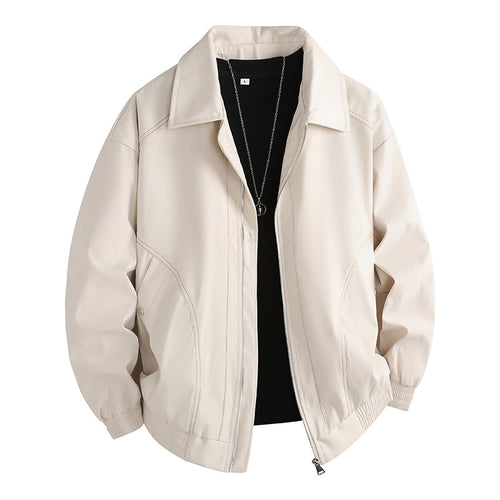 Leisure jacket for men with modern cut and elastic cuffs Amarae