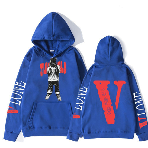 Women's hooded sweatshirt with artistic print and comfortable fit Amarae