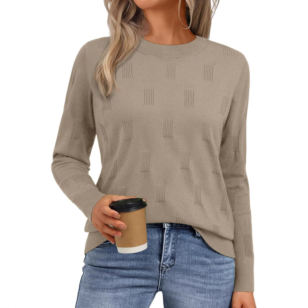 Ladies Structured Knit Sweater Lune London