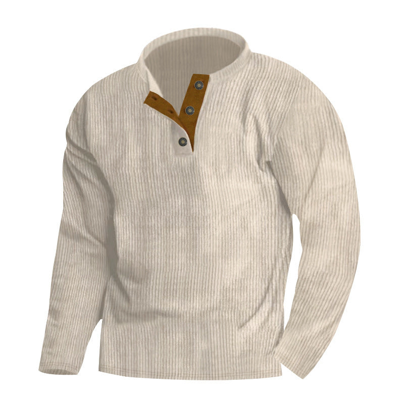Comfortable knit sweater for men with an innovative button design and a soft material Lune London