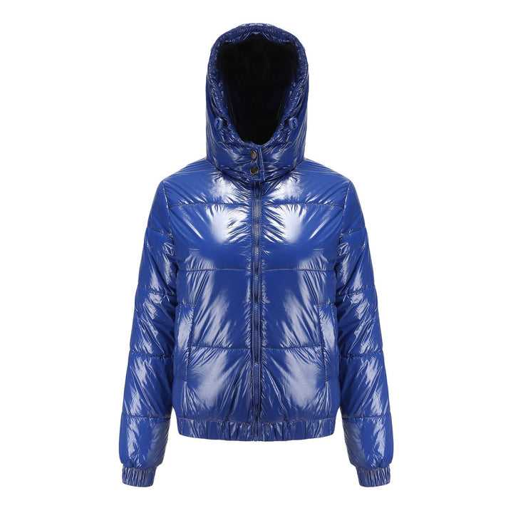 Lune London | Women's Winter Jacket Shiny Water Repellent Breathable Hood