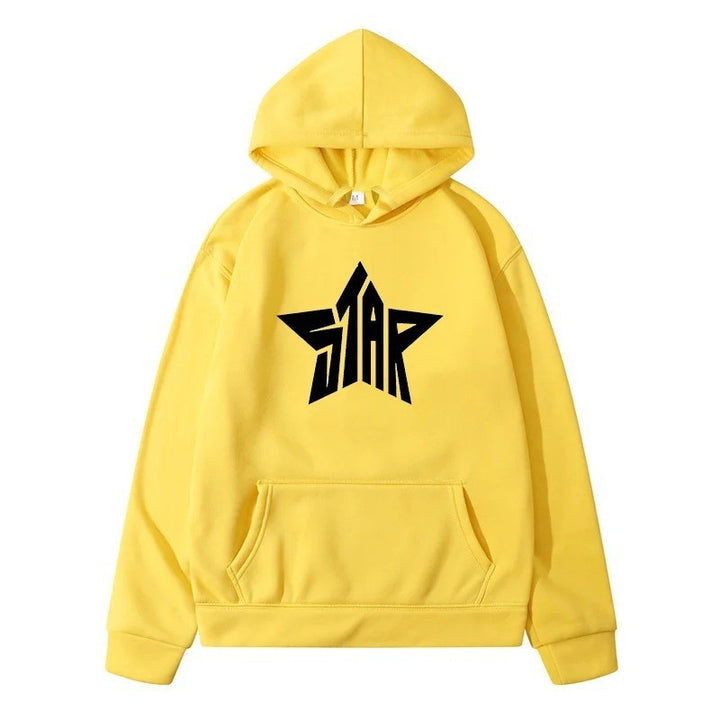 Women's hoodie with stylish star motif Chic & Stil