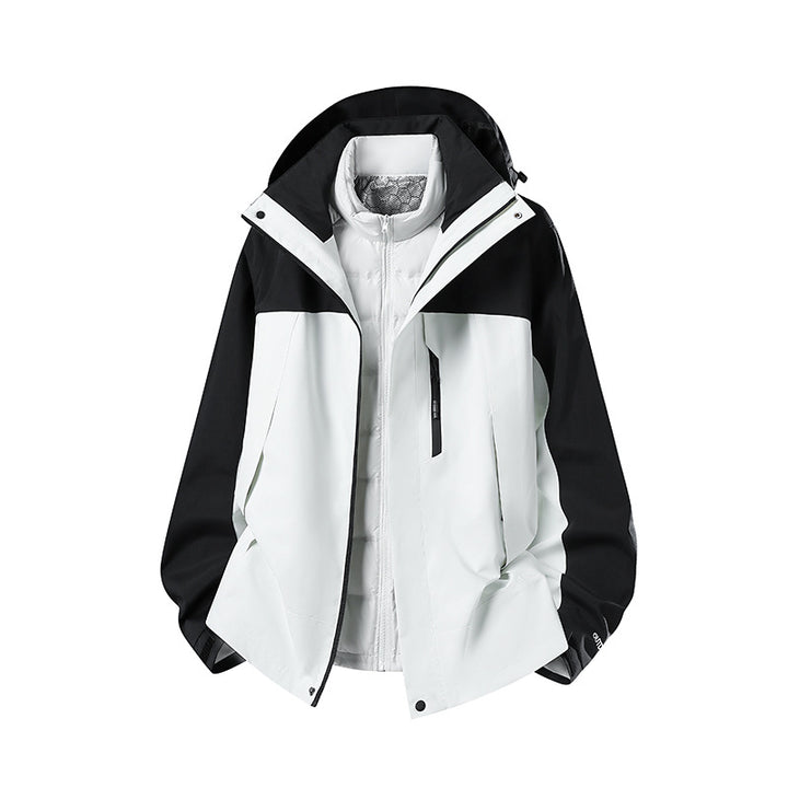 Women's Two-Piece Softshell Parka with Removable Quilted Inner Jacket Amarae