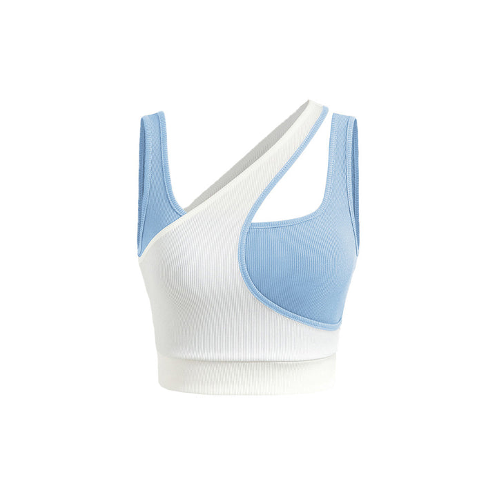 Buste de sport féminin avec design asymétrique et bretelles ajustables Chic & Stil