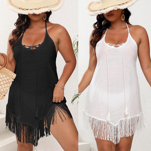 Amarae Boho Halter Beach Dress for Women