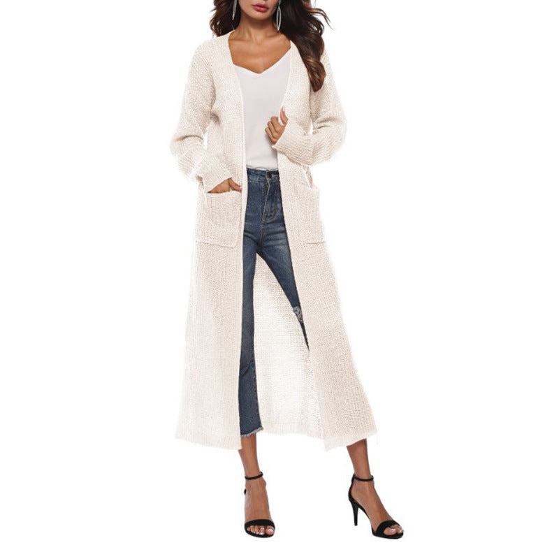Ladies Chic and Stylish Long Knitted Cardigan