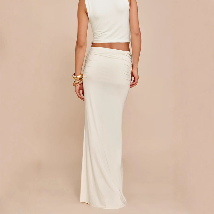 Women's Stylish Set with Chic Top and Long Skirt Lune London