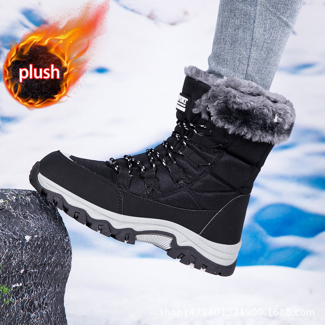 Warm winter boots for women with comfortable lining and non-slip sole Lune London