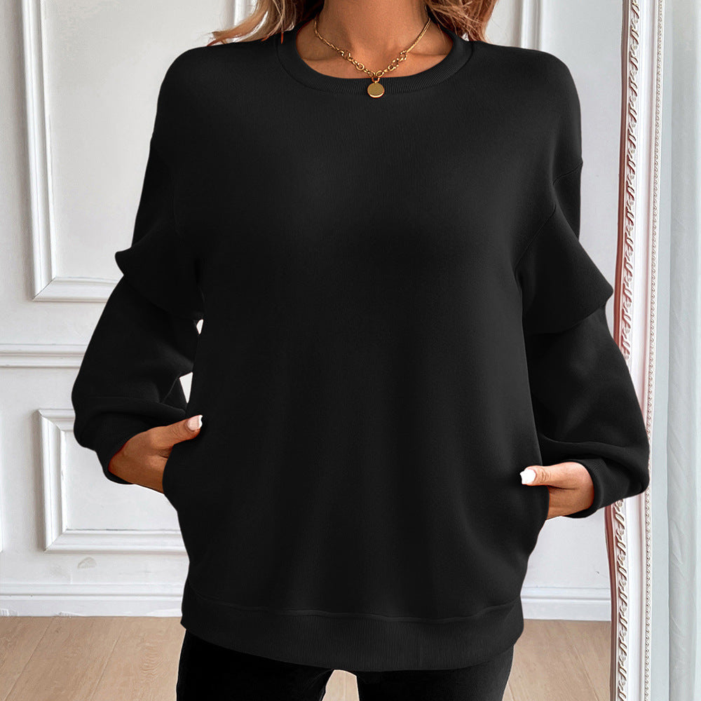 Women's Casual Sweatshirt with Soft Materials and Relaxed Fit Lune London