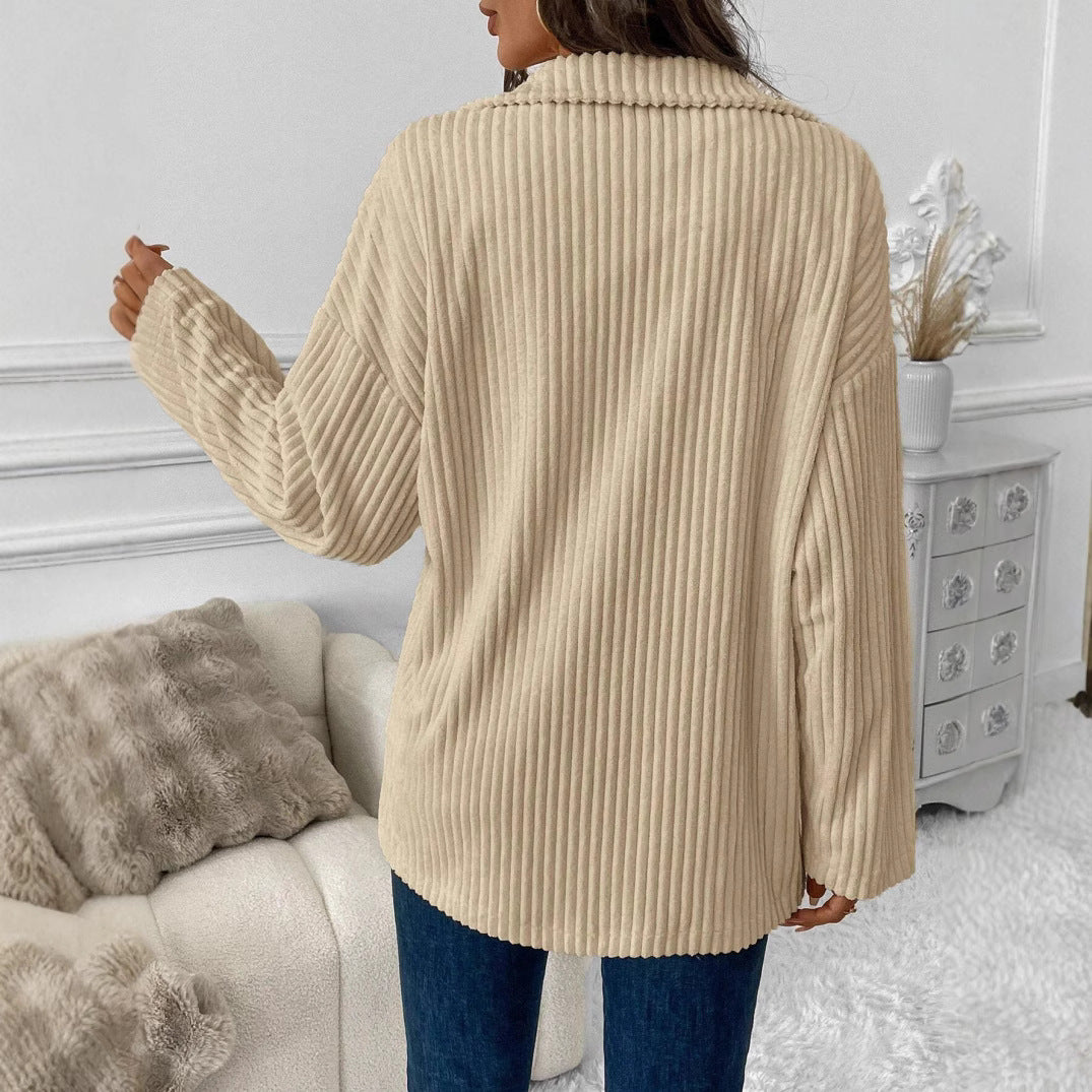 Oversized corduroy jacket for women Lune London