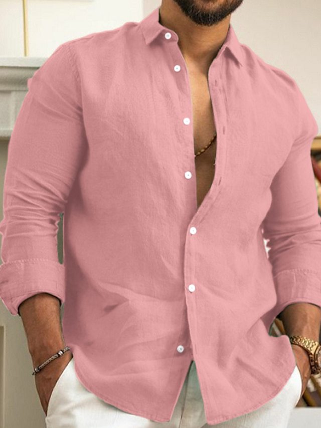 Men's Lightweight Linen Shirt Lune London