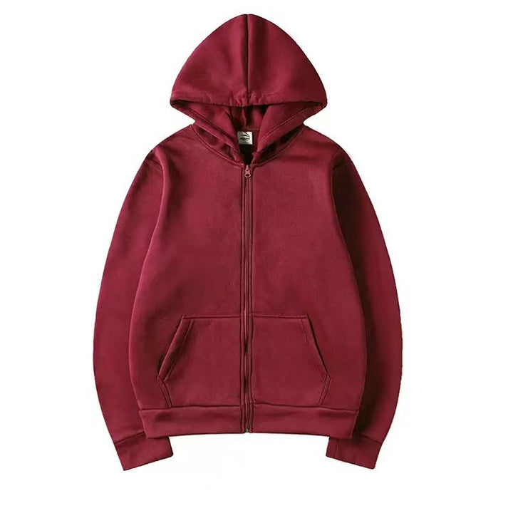 Hooded jacket for ladies in high-quality cotton blend with full zipper Lune London