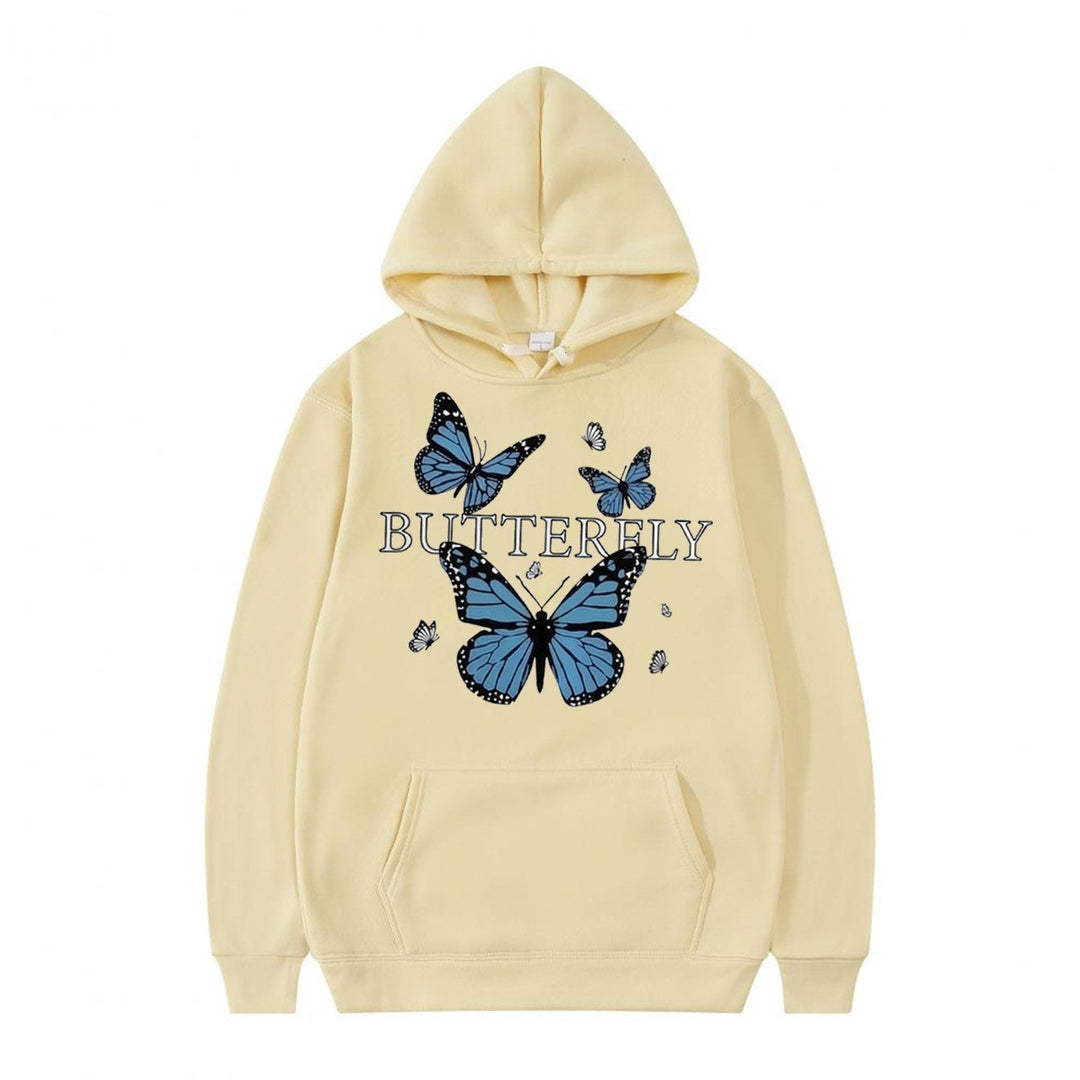Women's hoodie with butterfly motif Chic & Stil