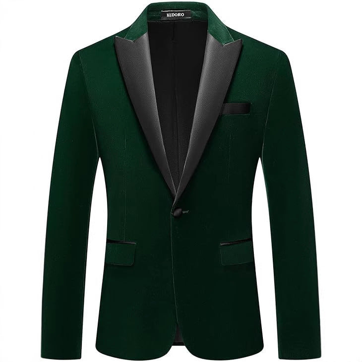 Elegant tuxedo blazer for men with satin lapels and fine texture Lune London